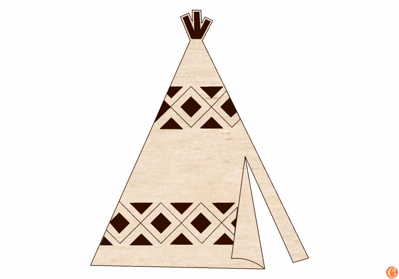 Вигвам узор