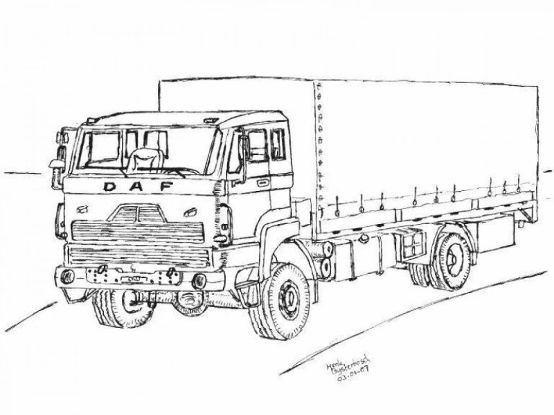 МАЗ 500 чертеж