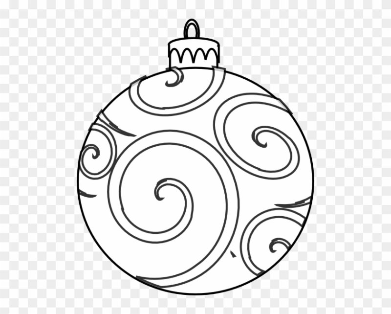 Новогодний шарик шаблон