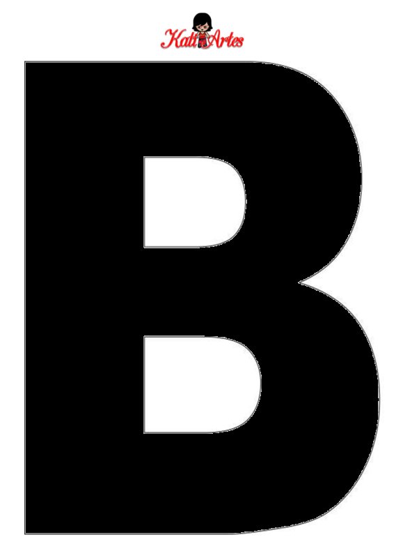 Объемные буквы выкройка