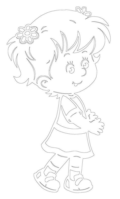 Детские вытынанки на окна