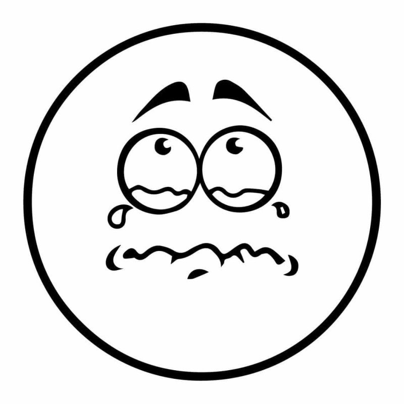 Смайлики раскраска
