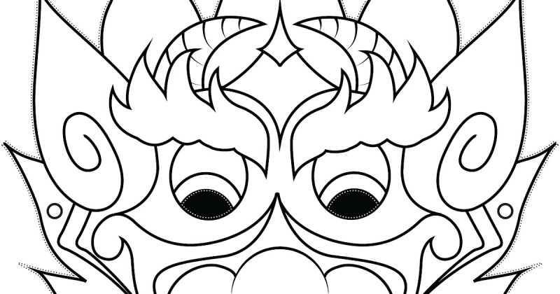 Голова китайского дракона