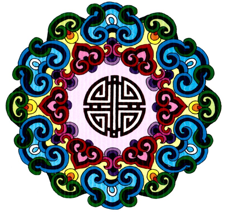 Бурятский орнамент Банзаракцаева