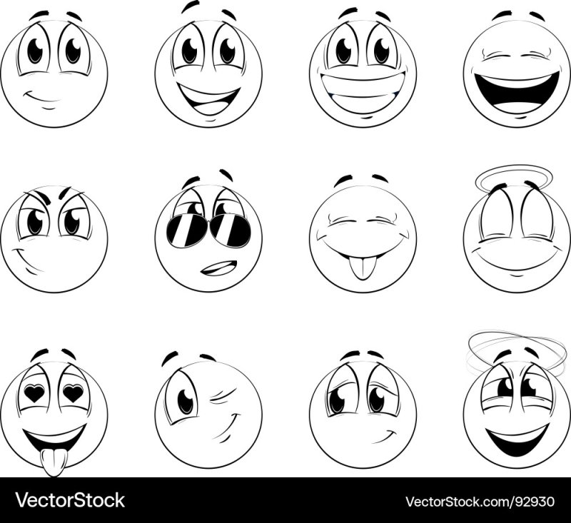 Мордочки с разными эмоциями