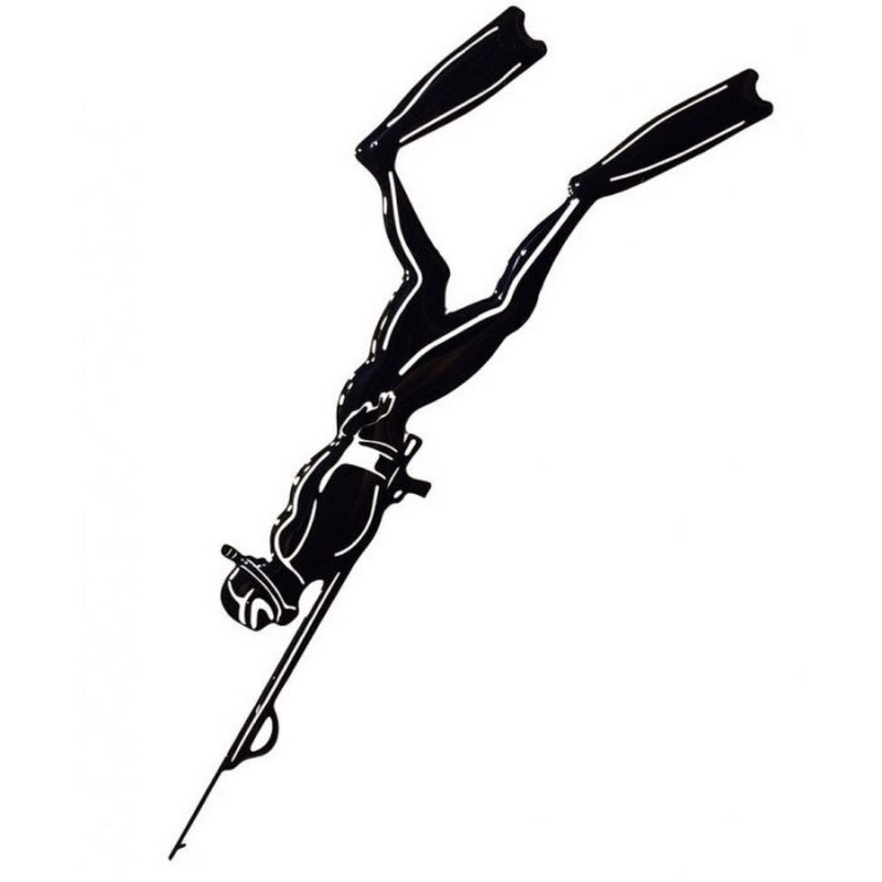 Наклейки на авто подводная охота