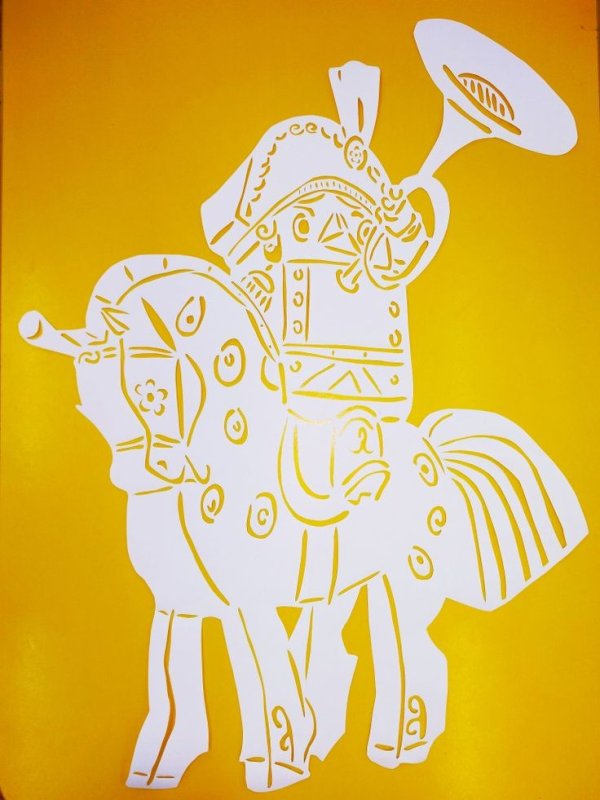 Щелкунчик трафареты на окна