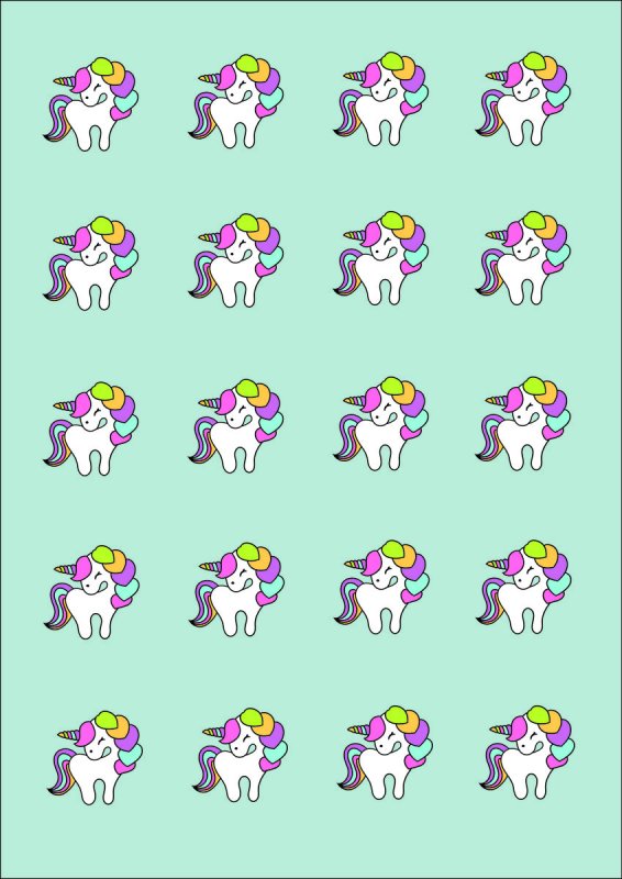 Бумага для безе с рисунком