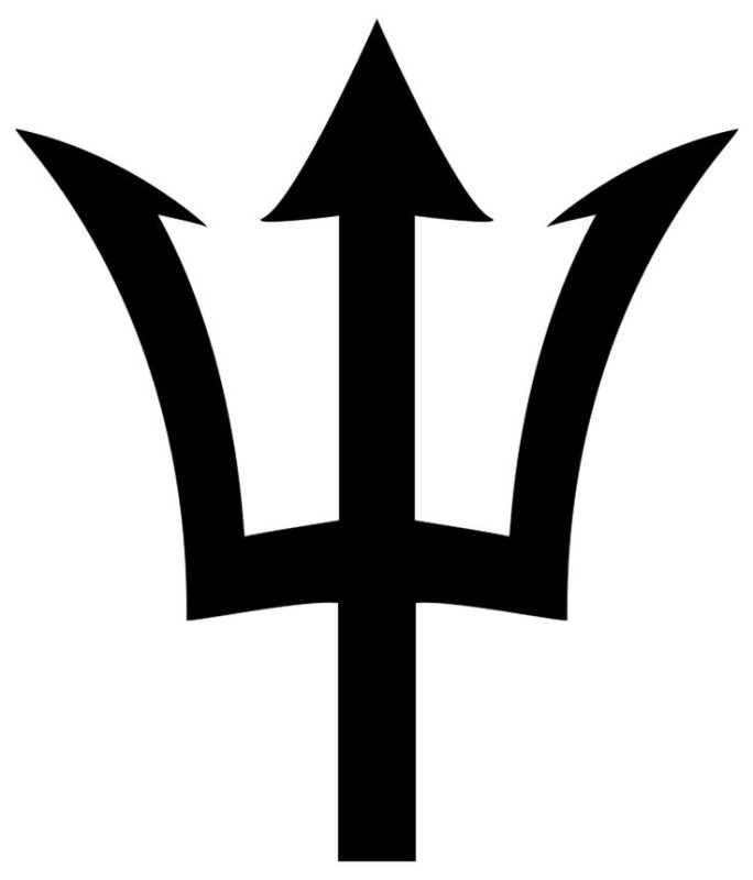 Трезубец дьявола символ