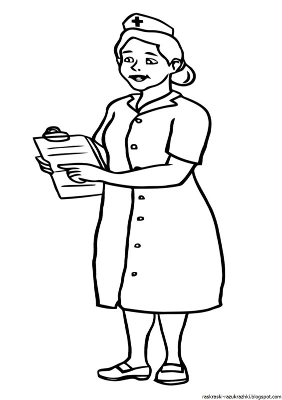 Профессии раскраски для детей