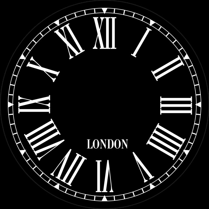 Римский циферблат для часов