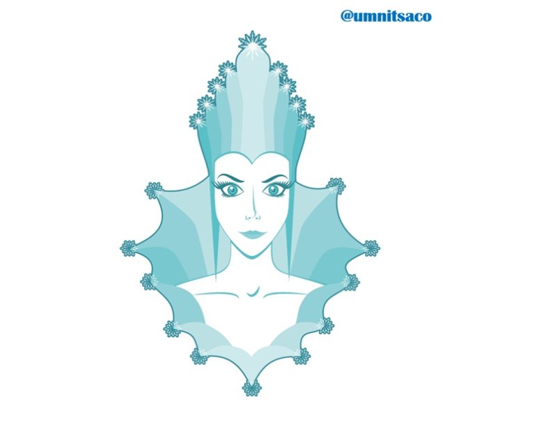 Портрет снежней королевы