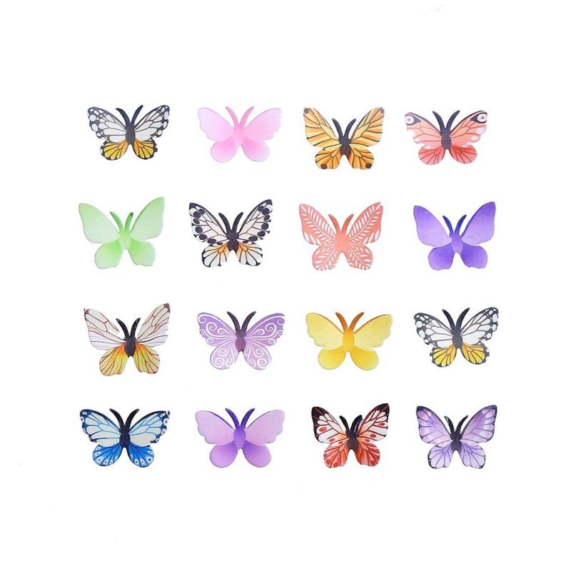 Розовые бабочки для печати на торт