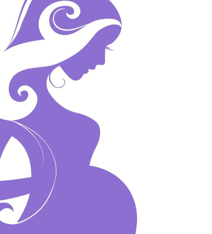 Силуэт беременной