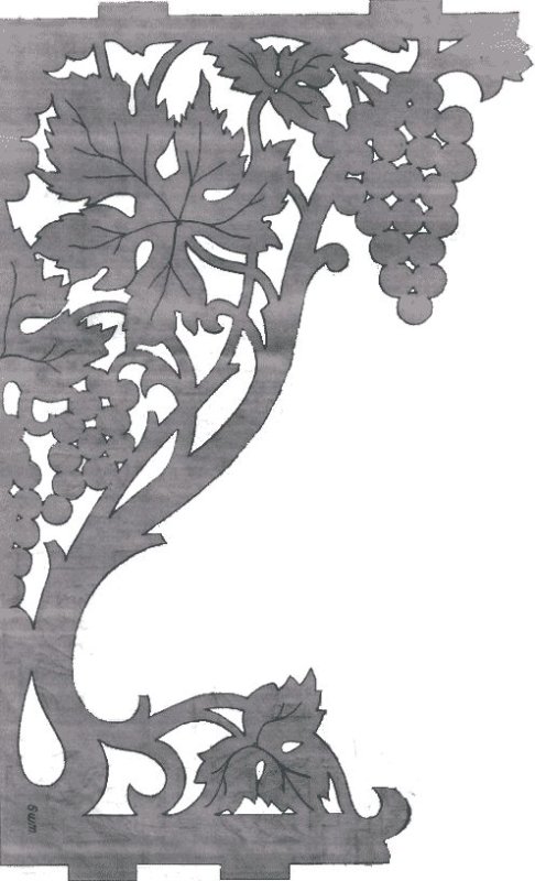 Прорезная пропильная резьба по дереву