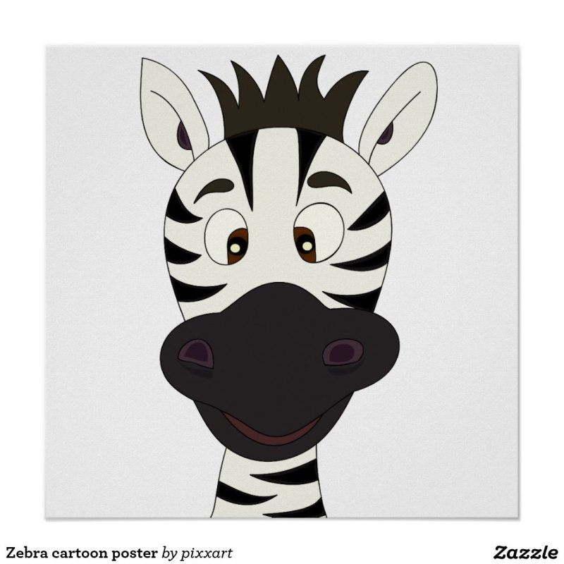 Маска зебры для детей на голову