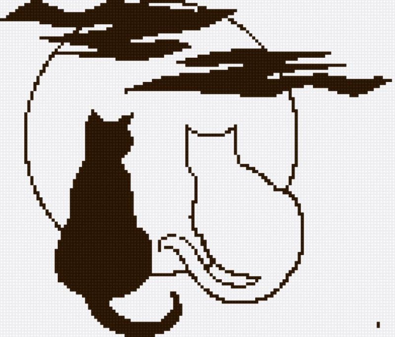 Силуэт кошки