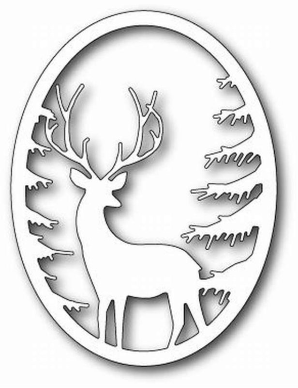 Трафарет "олени"