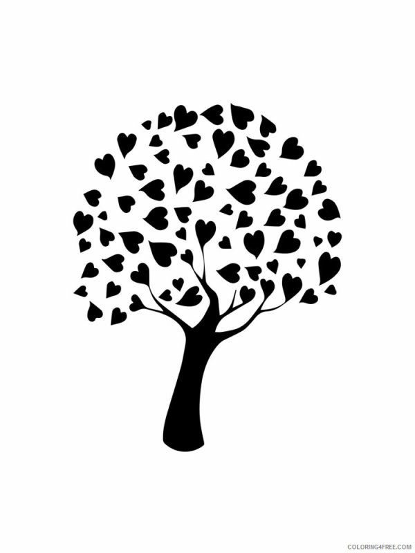 Силуэт дерева