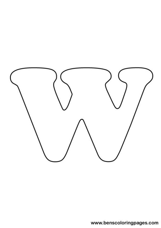 Буква w