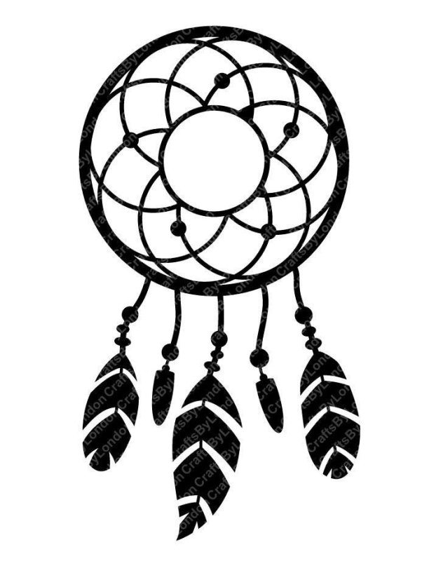 ЛОВУШКА снов трафарет