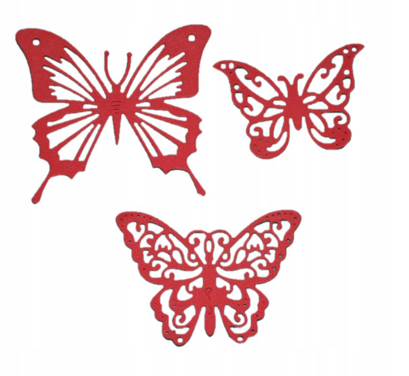 Ажурная бабочка трафарет