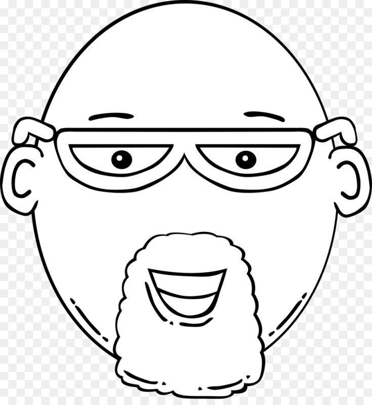 Лицо человека раскраска