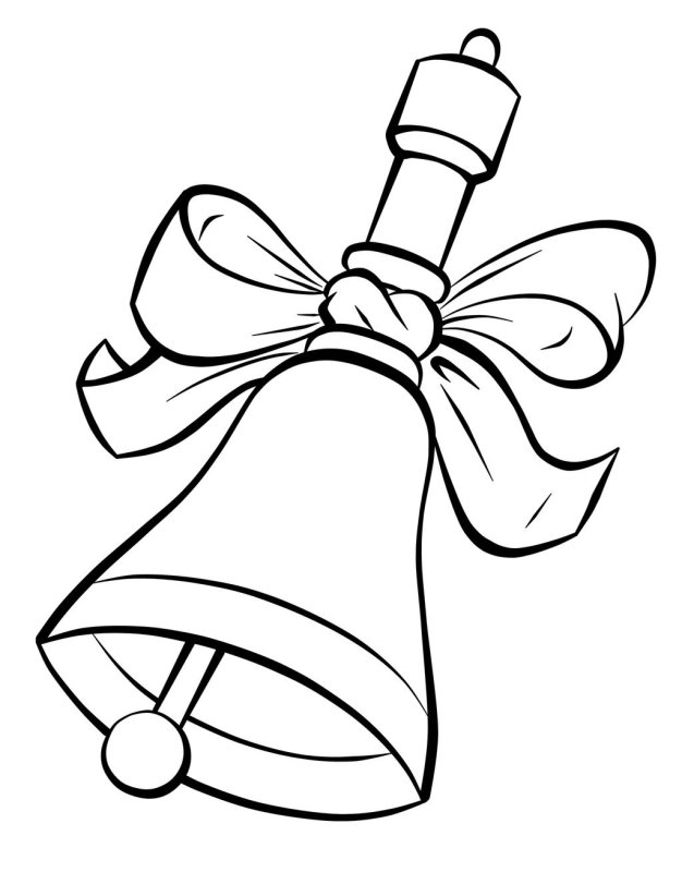 Колокол раскраска