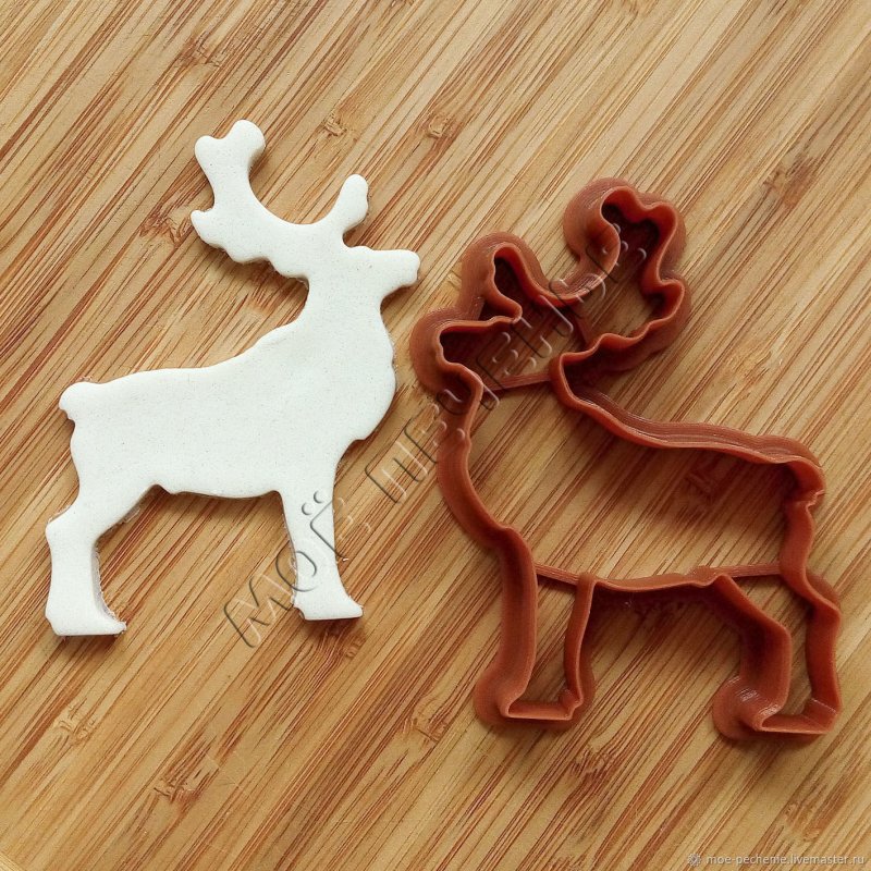 Форма оленя для пряников