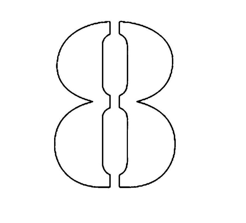 Трафарет "цифры"