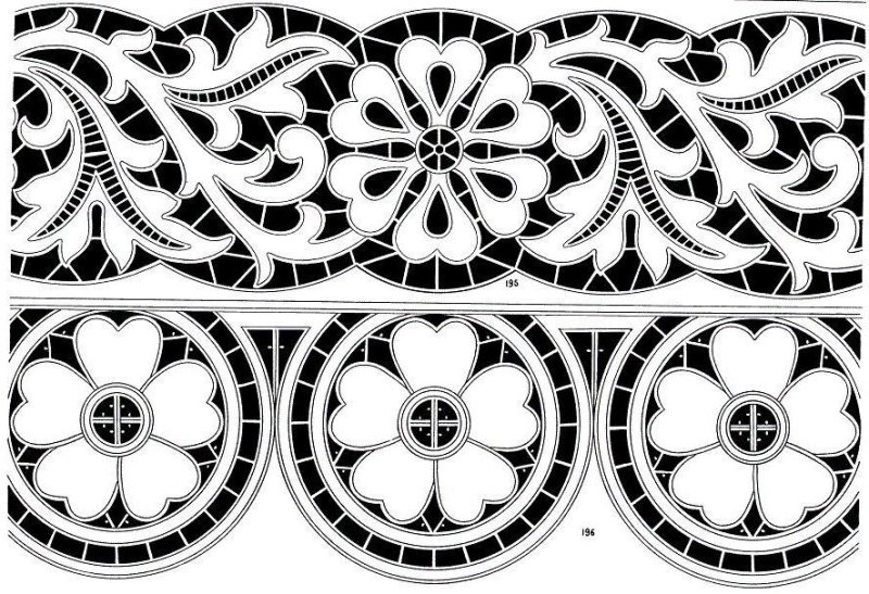 Узоры для Ришелье орнамент
