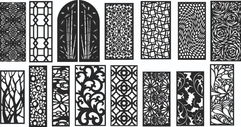 Узоры для плазменной резки металла DXF