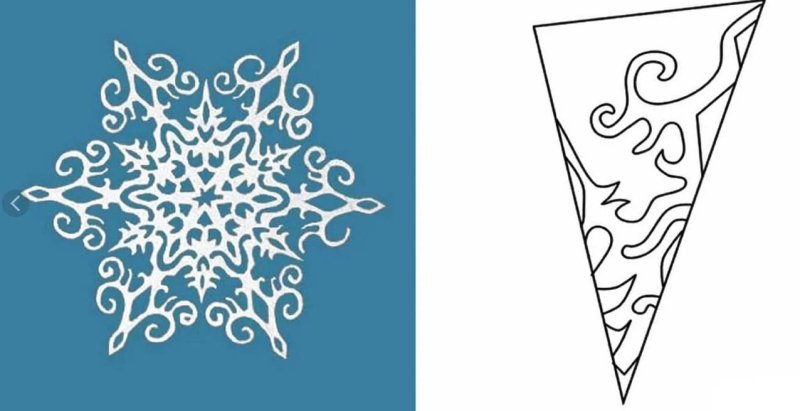 Красивые снежинки из бумаги