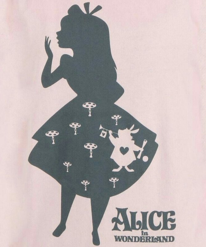 Алиса в стране чудес силуэт