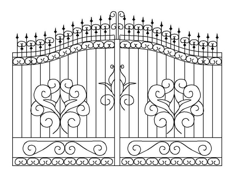 Ажурные ворота