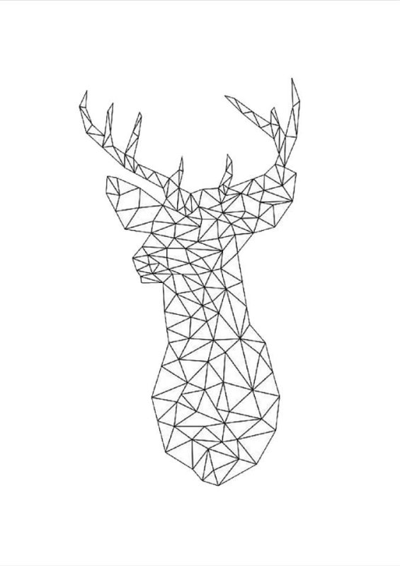 Животные в геометрическом стиле