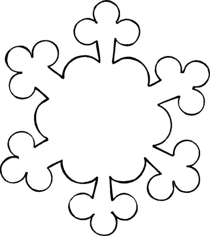 Шаблоны снежинок