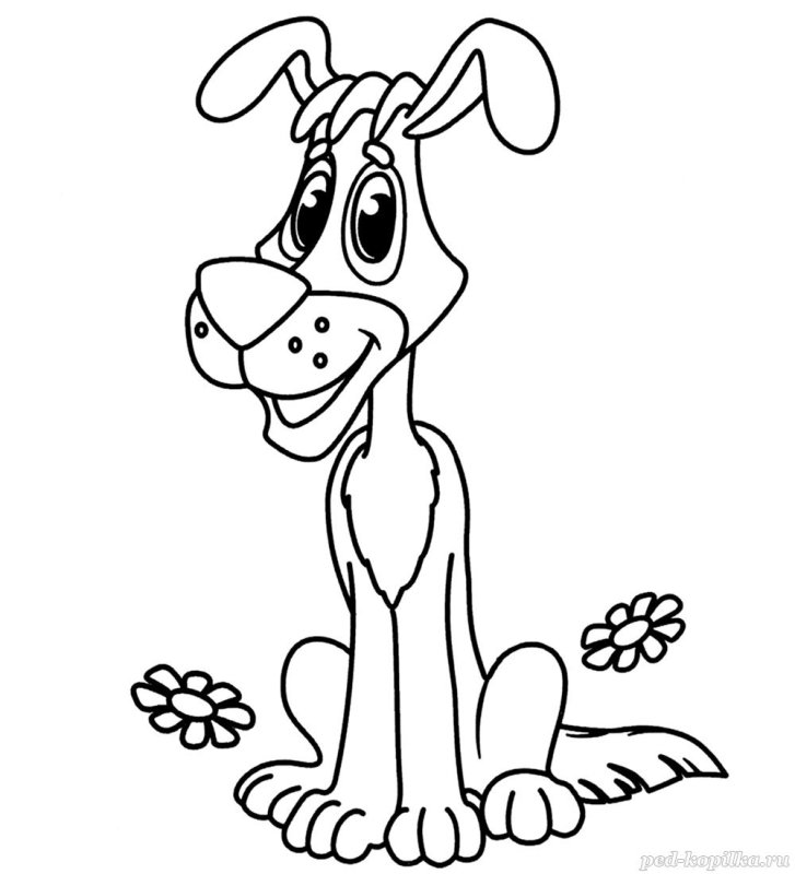 Разукрашка шарик из Простоквашино