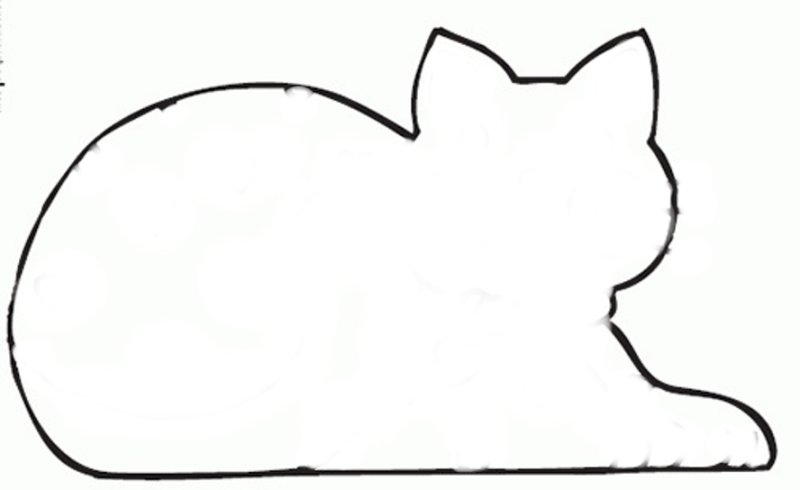 Шаблон котика