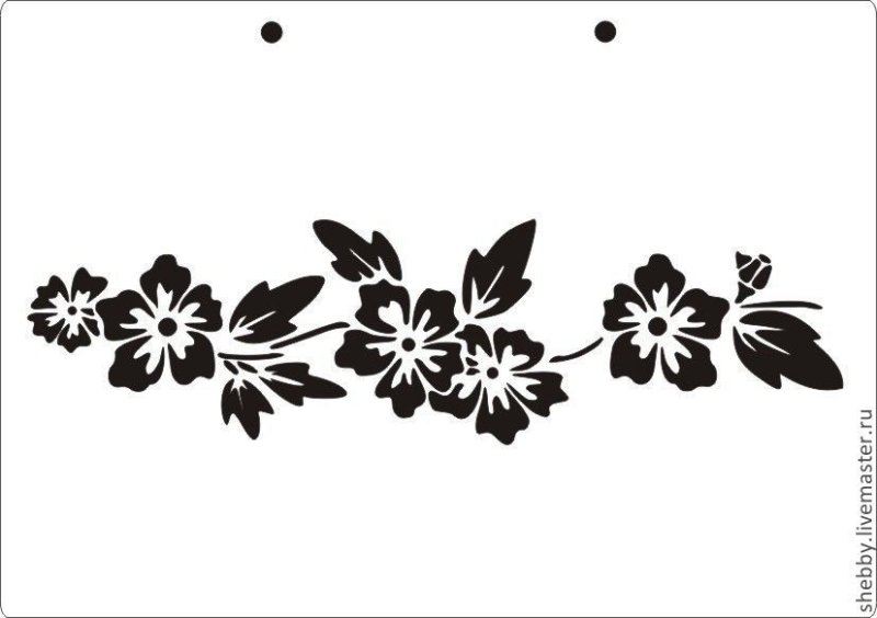 Трафареты для декора стен