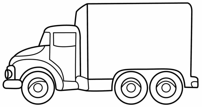 Раскраска "Грузовики"
