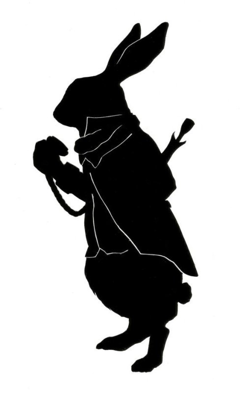 Силуэт зайца