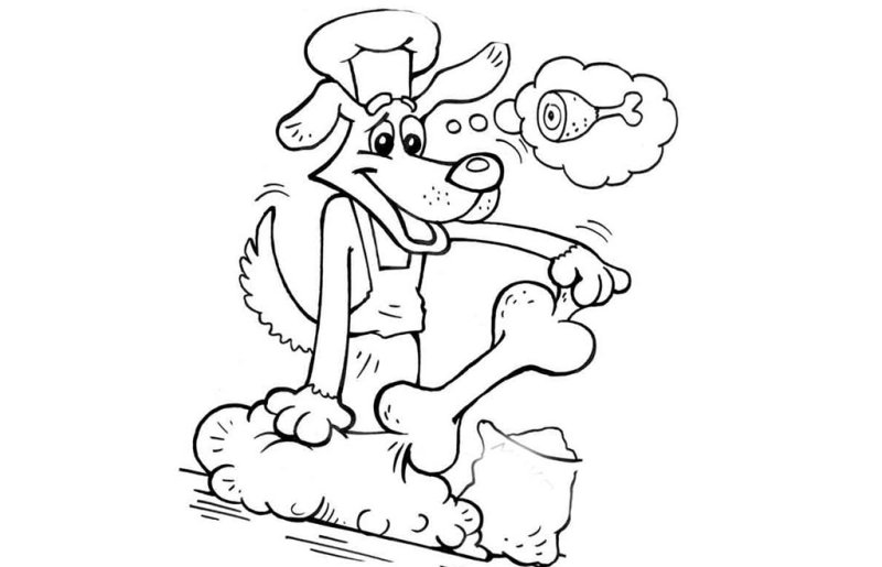 Раскраска «в Простоквашино»