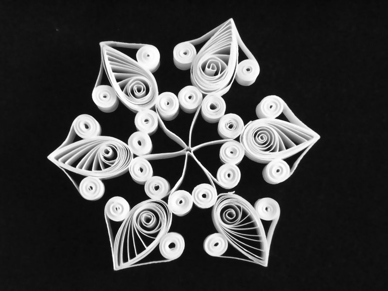 Квиллинг снежинки