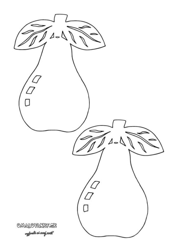 Вытынанка овощи и фрукты