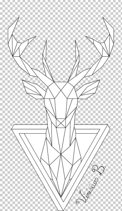 Эскизы в стиле геометрия