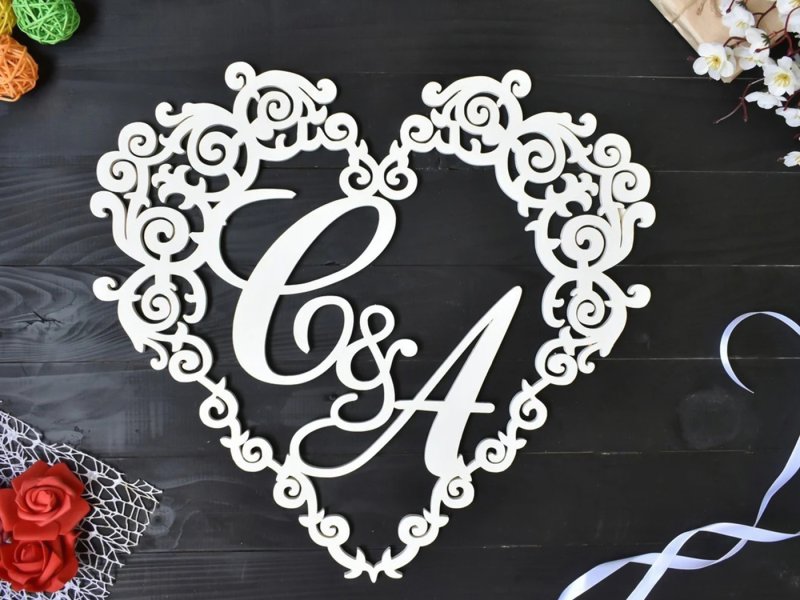 Свадебные буквы