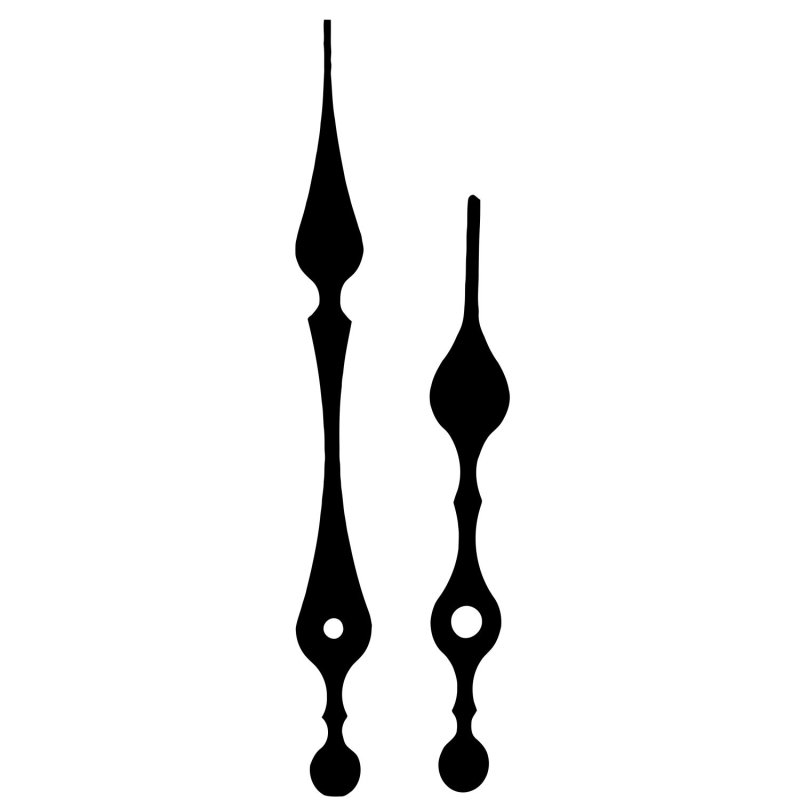 Стрелки для часов трафарет