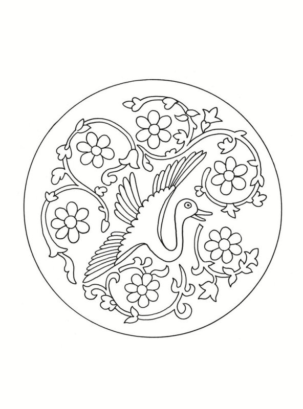 Трафареты для росписи тарелок