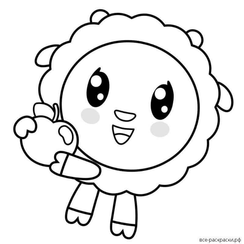 Раскраска Малышарики